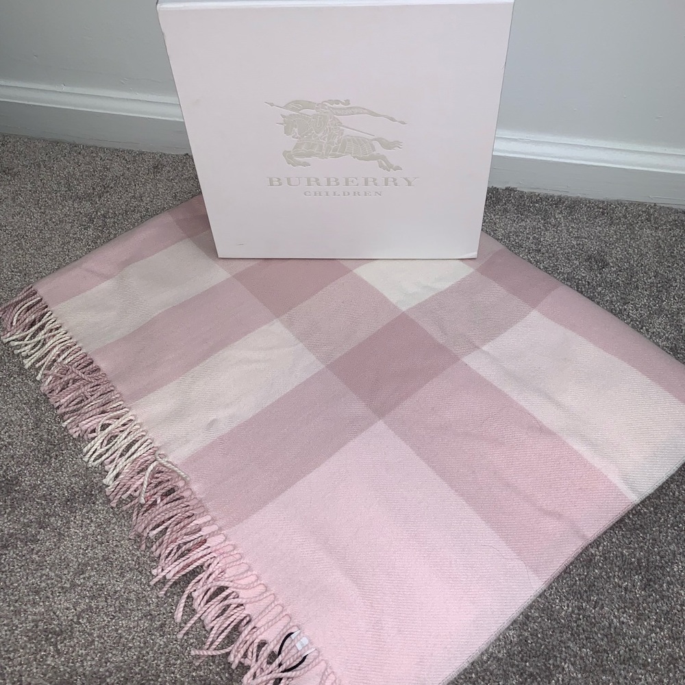 NWT/NIB Burberry C Mega Check Baby Blanket